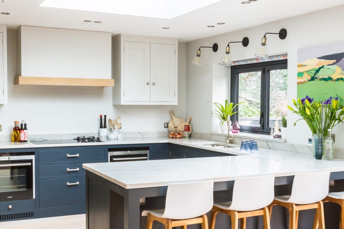 Light and Airy Shaker Kitchen in London Sustainable Kitchens